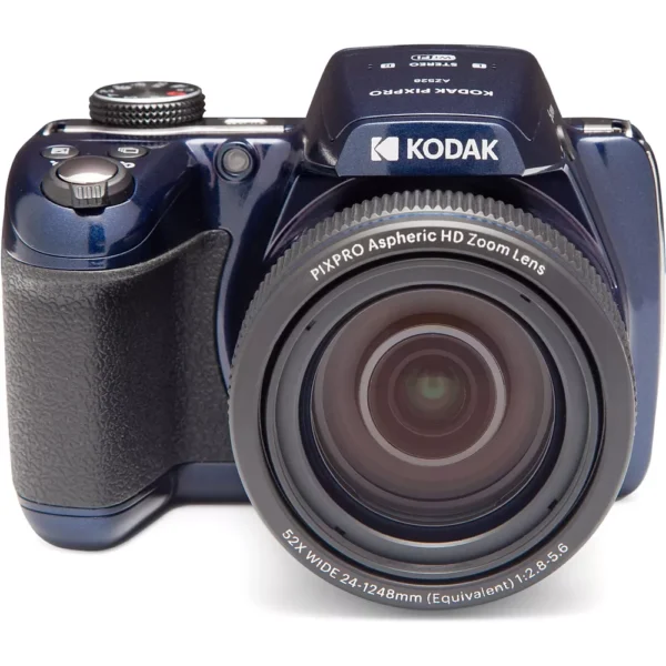 Bridgekamera KODAK AZ528 Blau + 2. Akku + Tasche – Bild 12
