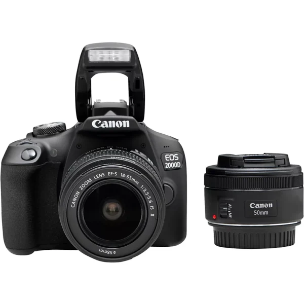 CANON EOS 2000D + EF-S 18-55 IS II + EF 50mm Spiegelreflexkamera – Bild 13